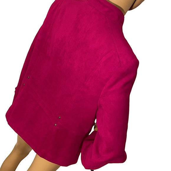 TANJAY  | BRIGHT FUCHSIA PINK JACKET - Picture 5 of 15